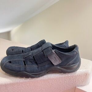 Sandalias Flexi para hombre Men’s Sz 11 Blue Suede Fisherman Sandals Comfort
